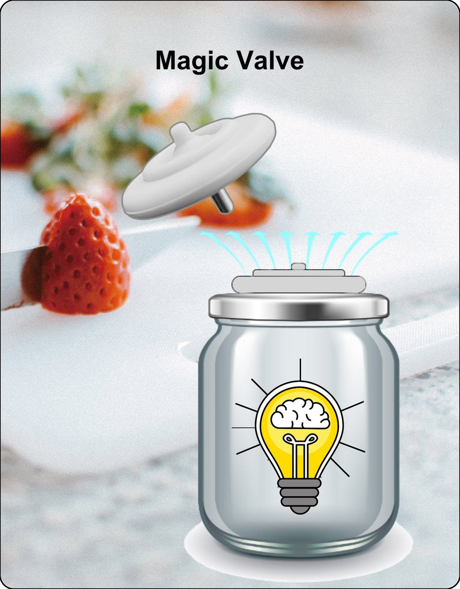 SSEU  Magic Valve for vacuum food storage – SHOP SSEU - SIRENA SYSTEM  EUROPE